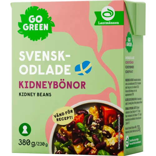 Gogreen Kidneybönor Svenska - Kidney Beans 380g