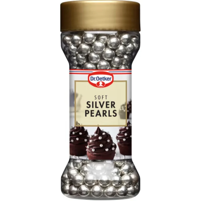 Dr Oetker Pearls Soft Silver - Silver Pearls 45g