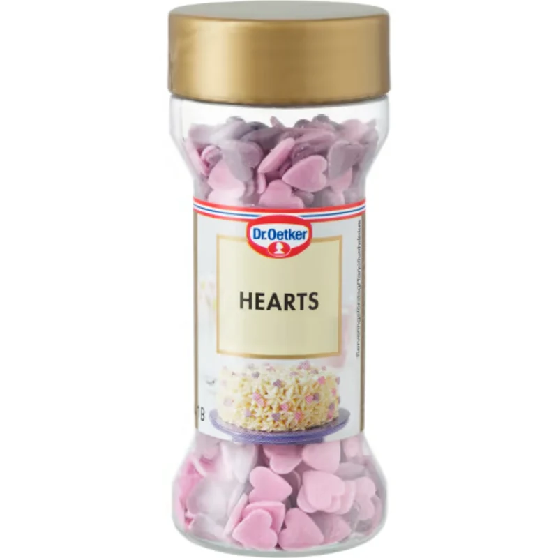 Dr Oetker Hearts - Hearts Sprinkles 40g