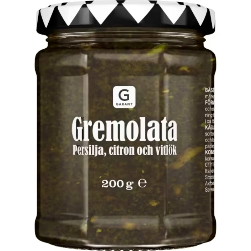 Garant Gremolata - Gremolata with Parsley, Lemon & Garlic 200g