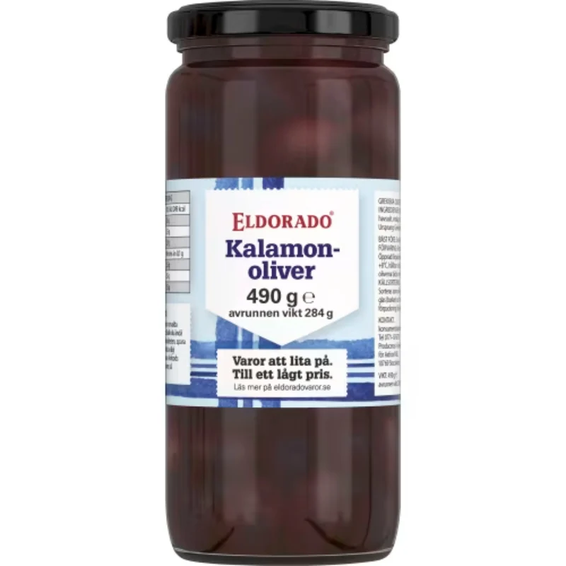Eldorado Kalamonoliver - Kalamon Olives 490g