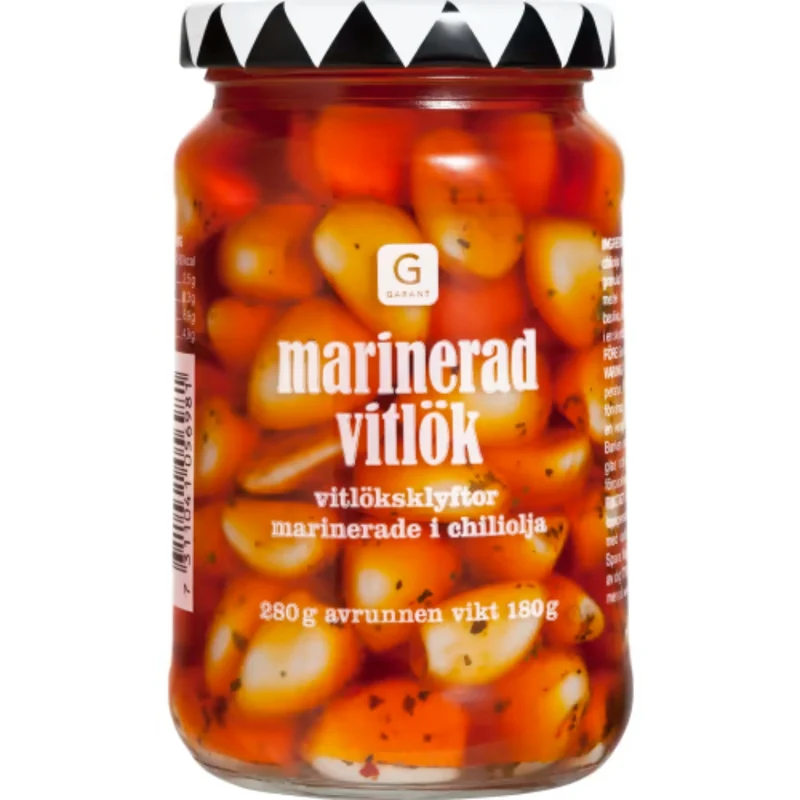 Garant Vitlöksklyftor Chili - Marinated Garlic 280g