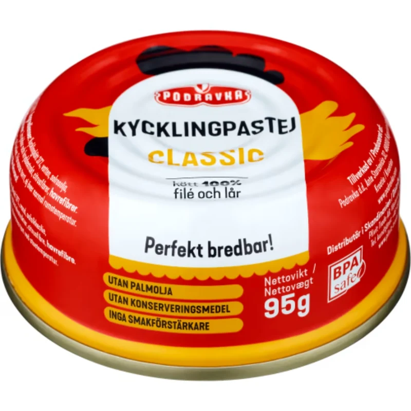 Podravka Kycklingpastej Classic - Chicken Pâté Classic 95g