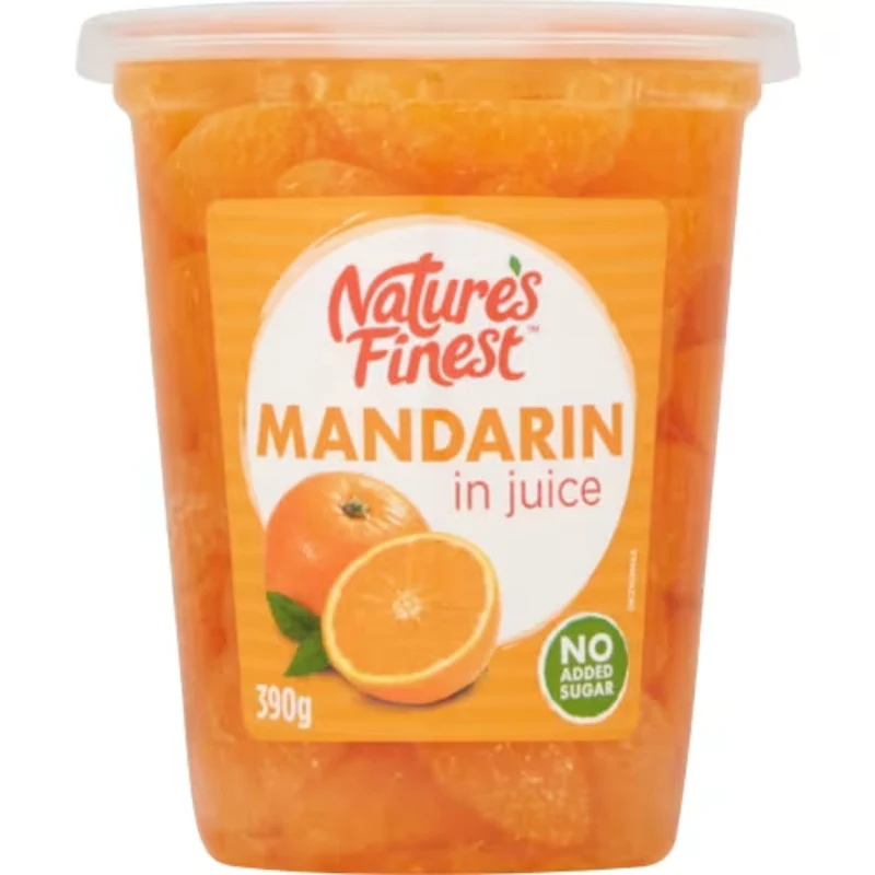 Natures Finest Mandarin I Juice - Mandarin in Juice 390g