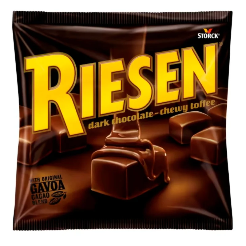 Riesen - Rich Dark Chocolate Caramel Chews 150g