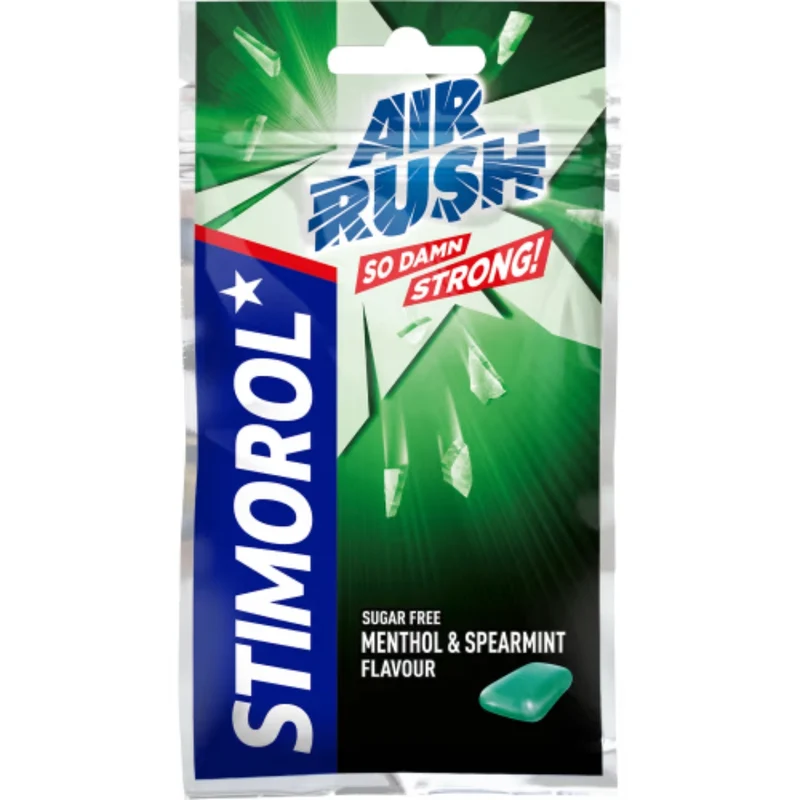 Stimorol Air Rush Menthol Spearmint - Menthol and Spearmint-Flavored Chewing Gum 30g