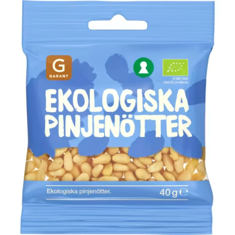 Garant Eko Pinjenötter Eko - Organic Pine Nuts 40g