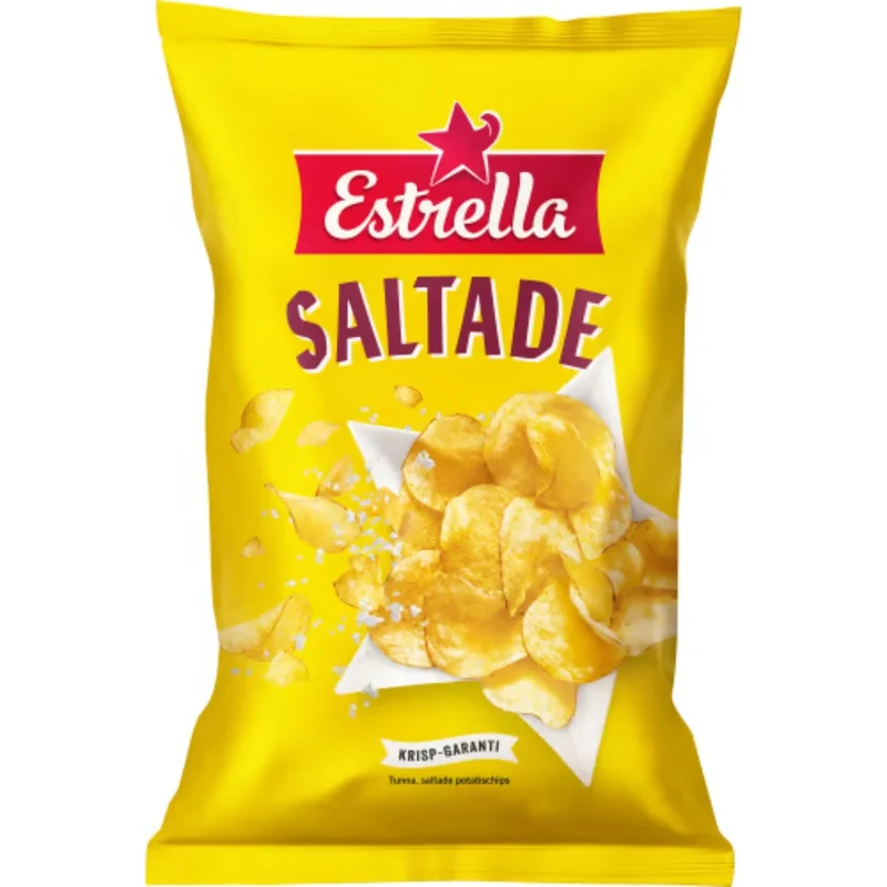 Estrella Potatischips Saltade - Salted Chips 275g