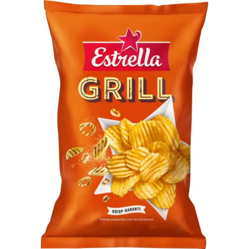 Estrella Grill Chips – Onion Crisps 275g