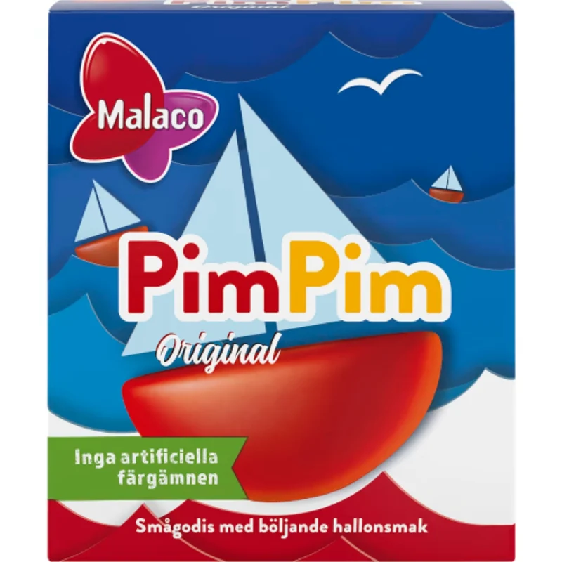 Malaco PimPim – Raspberry Jelly Sweets 20g