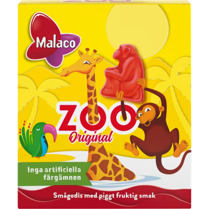 Malaco Zoo – Fruit Flavoured Sweets 20g