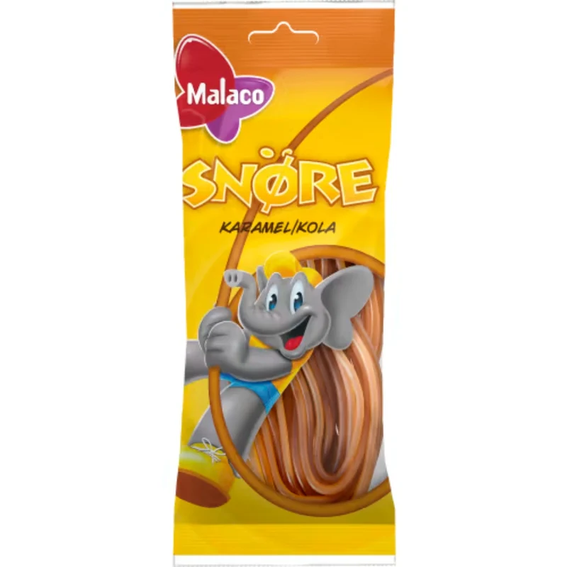Malaco Snöre Kola – Caramel Laces 94g
