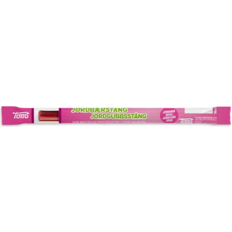 Toms Pingvinstång Jordgubb - Strawberry Stick 27g