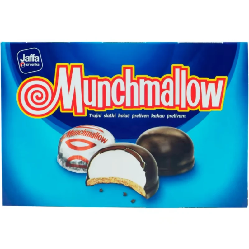 Jaffa Munchmallow Dessert - Soft Marshmallow topping on a Biscuit base 105g