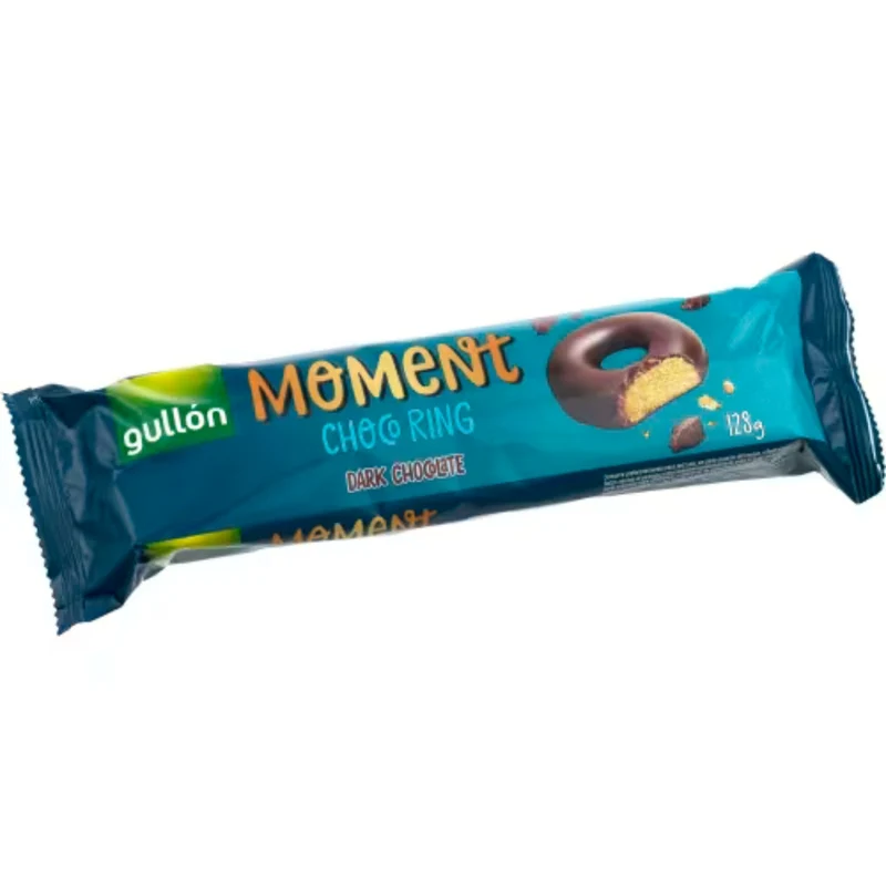 Gullon Moment Dark Choco Ring - Dark Choco Ring Cookies 128g