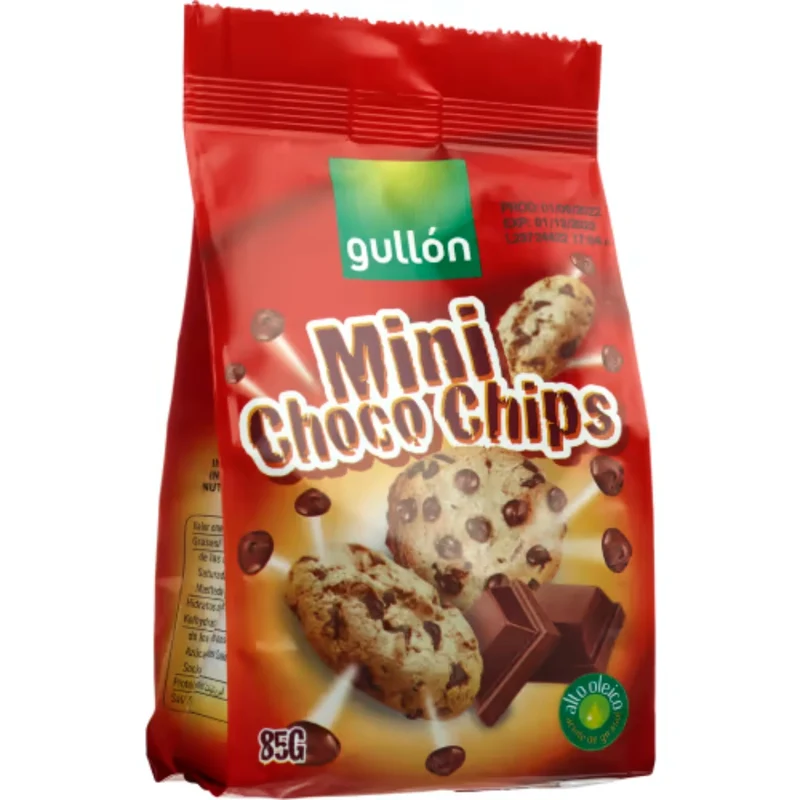 Gullon Choco Chips Mini - Cookies with Chocolate Chips 85g