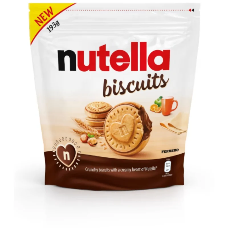 Ferrero Nutella Biscuits - Biscuit Shell filled with Creamy Nutella 193g