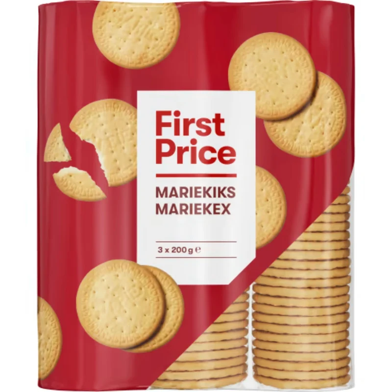 First Price Mariekex 3-pack - Classic Biscuits 600g