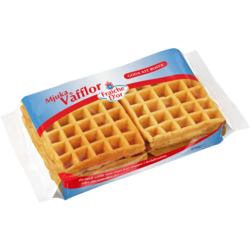 Fraiche D´or Mjukvåfflor - Sweet Soft Waffles 250g