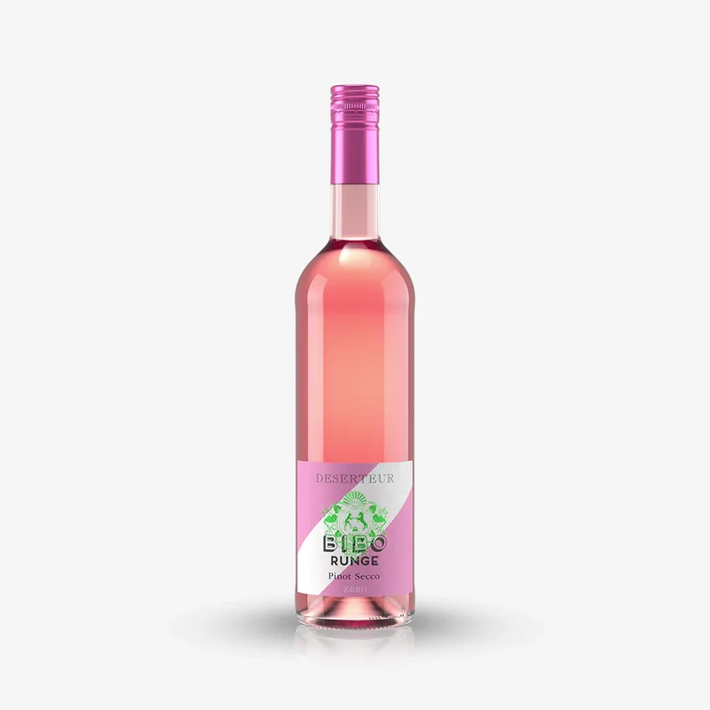 Vin rosé Déserteur Pinot Secco sans alcool 0,5%