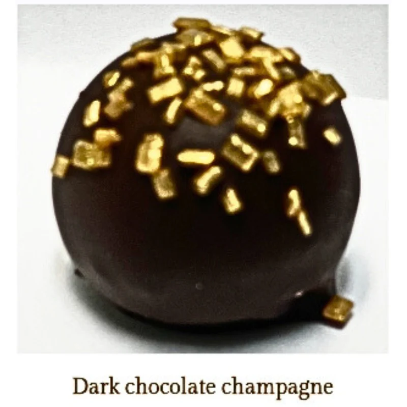 Dark chocolate champagne (with alcohol)