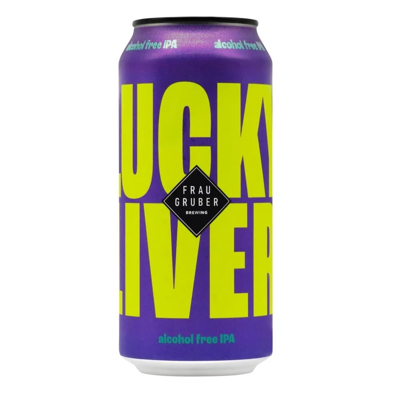 Bière Fraugruber Lucky Liver IPA sans alcool 0,5%