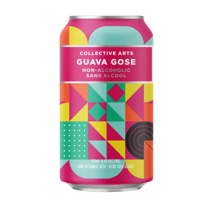 Bière Collective Arts Guava Gose sans alcool 0,4%