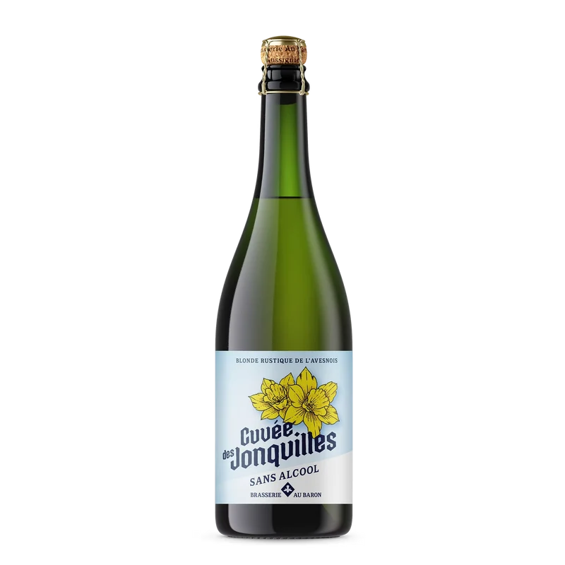 Bière blonde Cuvée des Jonquilles Sans alcool 0,3% - 75 cl