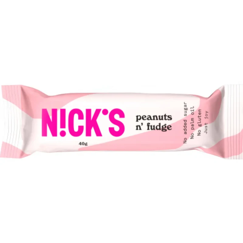 Nick´s Peanuts N' Fudge - Peanuts and Chewy Fudge coated in Milk Chocolate 40g