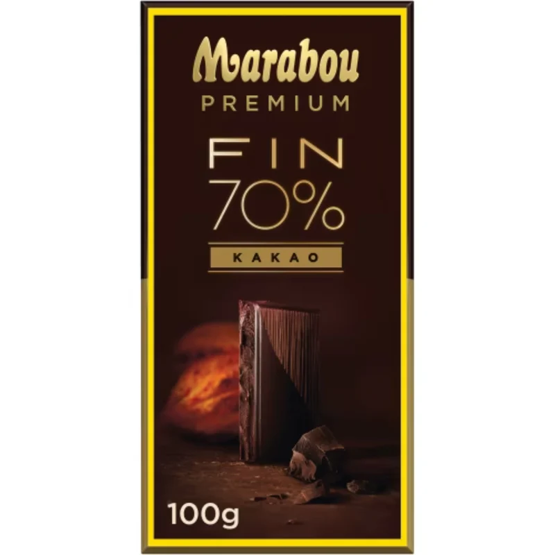 Marabou Fin 70% Premium Kakao - Premium Chocolate bar 100g