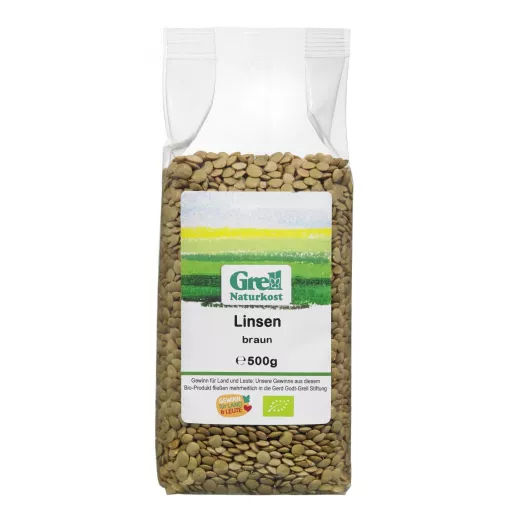 Økologiske Brune Linser - 500G - Grell Naturkost