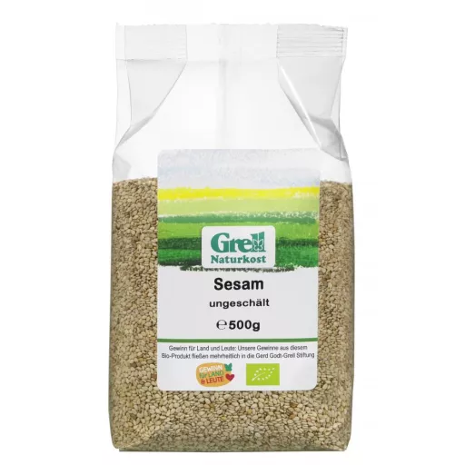 Økologiske Sesamfrø - 500G - Grell Naturkost