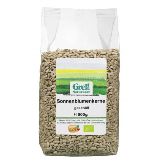 Økologiske Solsikkekerner - 500G - Grell Naturkost