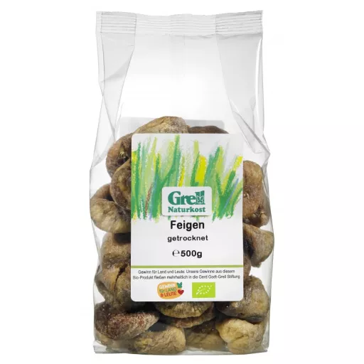 Økologiske Tørrede Figner - 500G - Grell Naturkost
