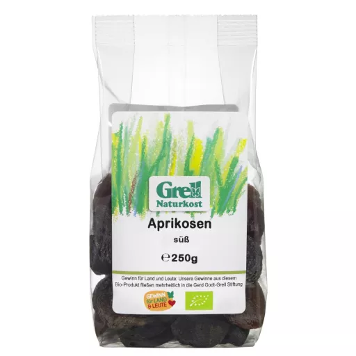 Økologiske Tørrede Abrikoser - 250G - Grell Naturkost