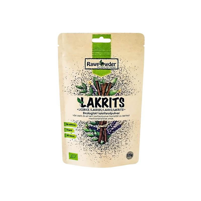 Lakritsrot Pulver, 125 g Eko