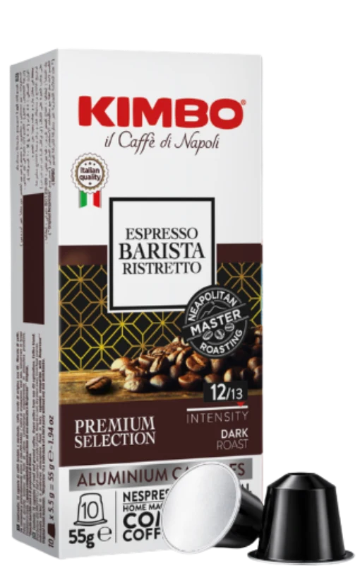 Kimbo Ristretto Nespresso®-kompatibla aluminiumkapslar