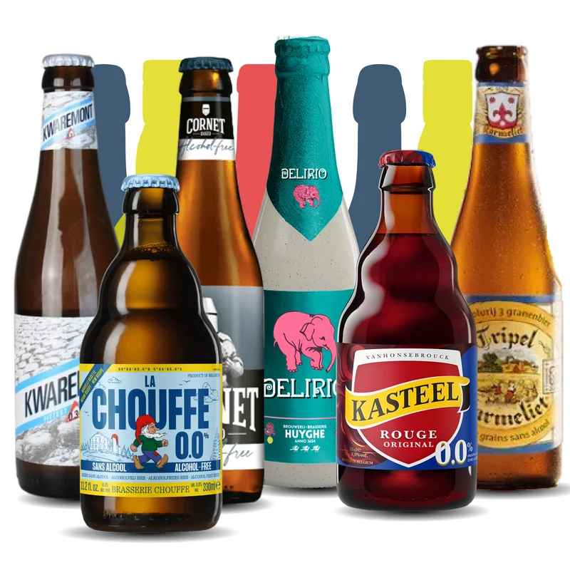 Pack 24 bières belges sans alcool