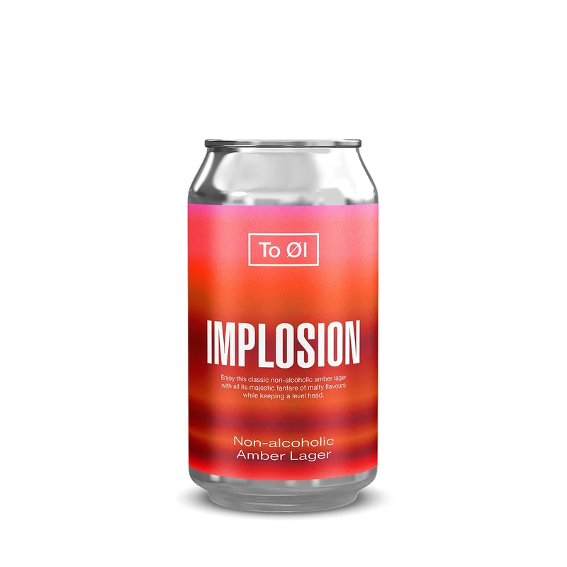Bière Implosion Amber Lager sans alcool 0.5%