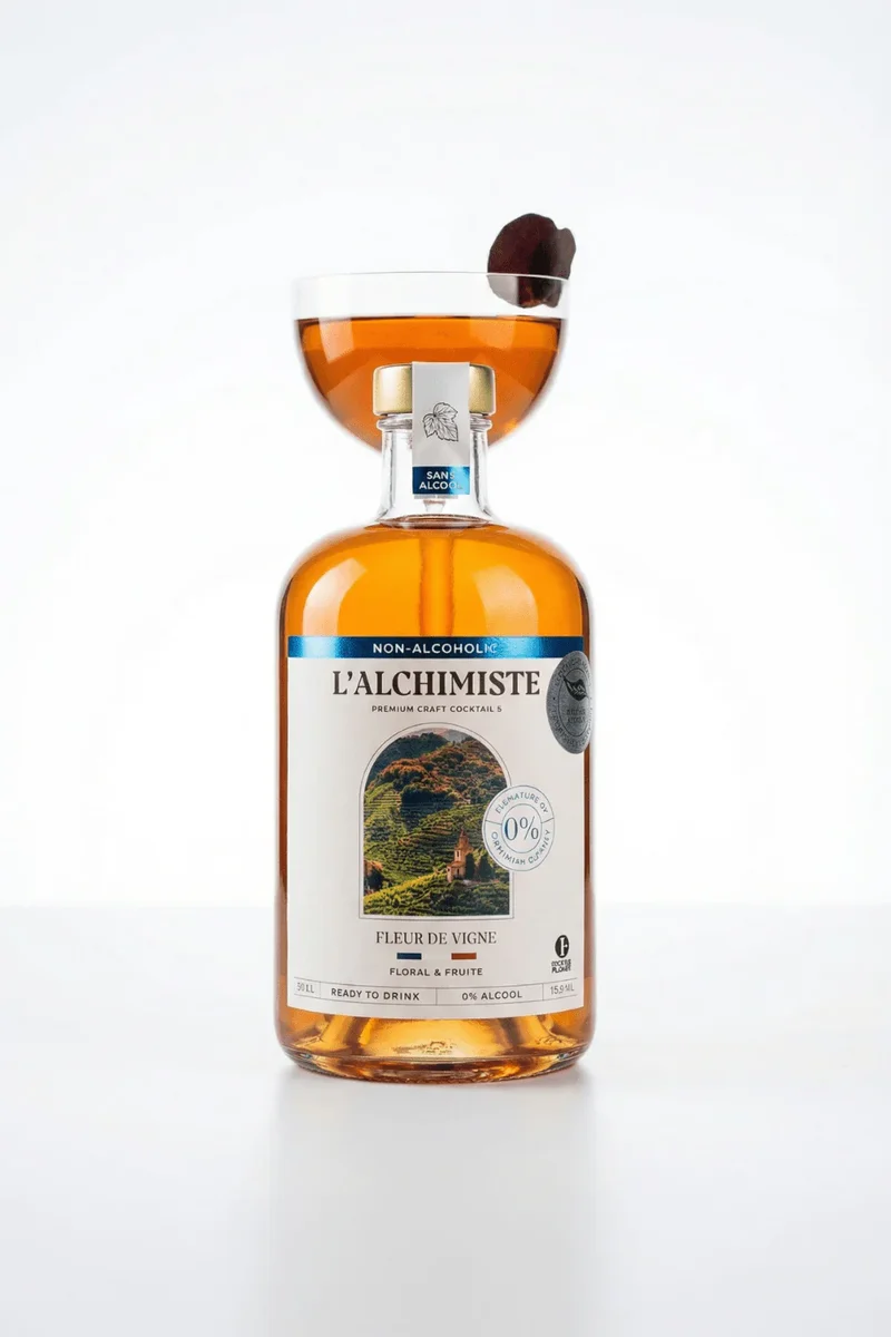 Cocktail Fleur de Sureau, fleur de Vigne 0,0% - L’Alchimiste by Matthias Giroud - 50 cl