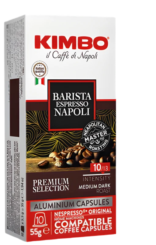 Kimbo Napoli Nespresso® -kompatibla aluminiumkapslar