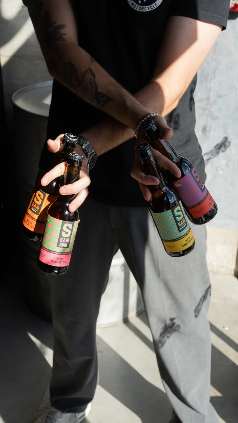 Bière SAM triple sans alcool 0,5% - bouteille 75 cl