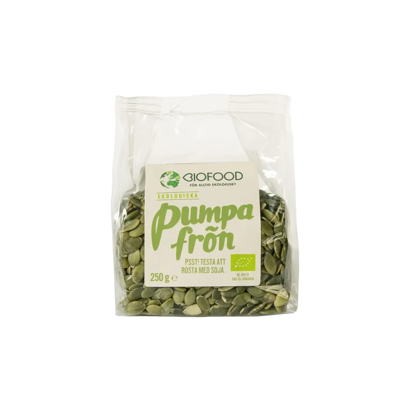 Pumpafrön (Mörkgröna), 250 g Eko