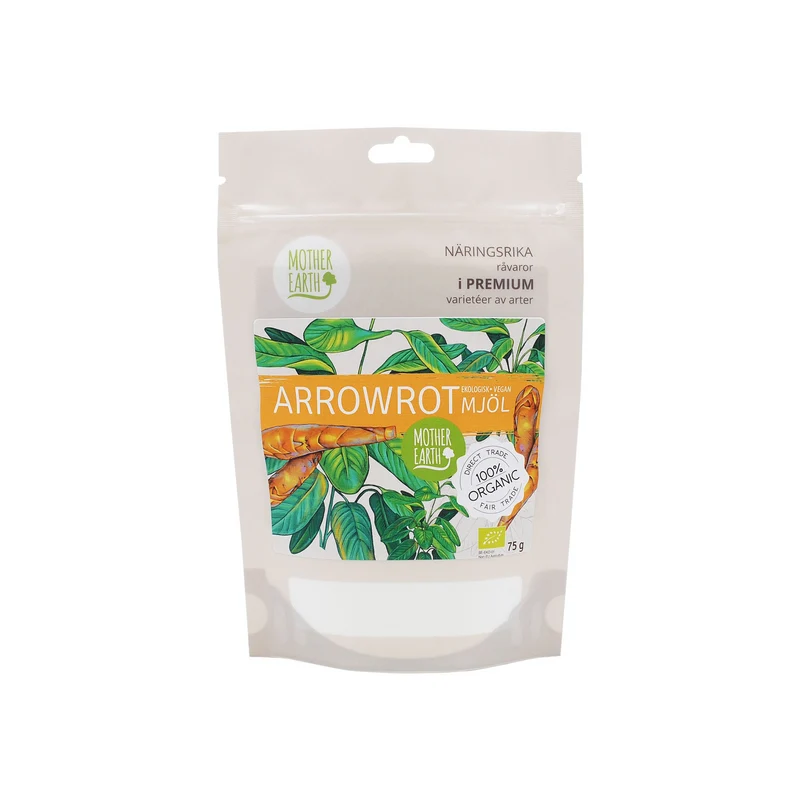 Arrowrot Pulver, 75 g Eko