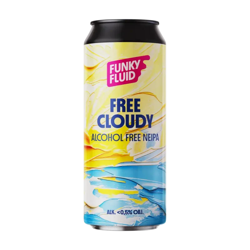 Bière Funky Fluid Free Cloudy sans alcool 0,5%