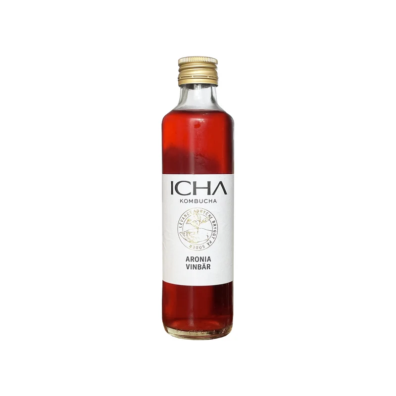 ICHA Kombucha Aronia & Vinbär, 250 ml Eko