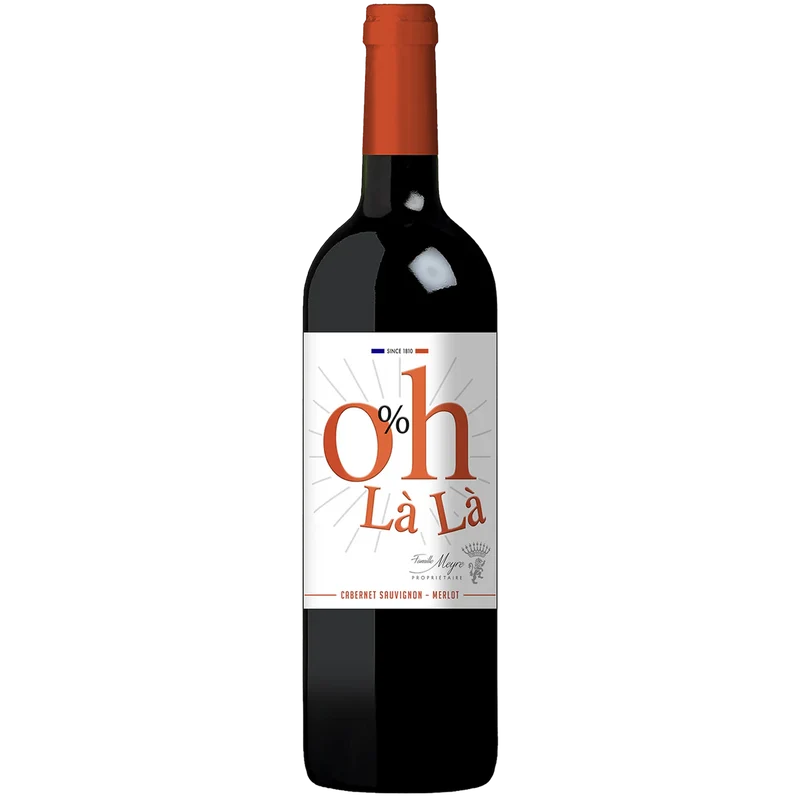 Vin rouge Oh Là Là sans alcool 0,0%