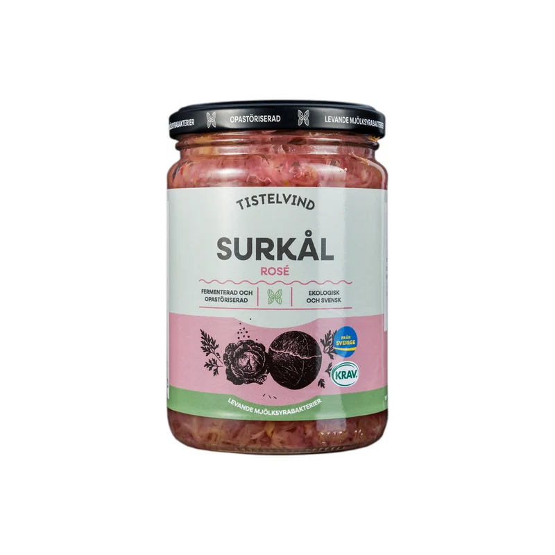 Surkål Rosé, 360 g Eko
