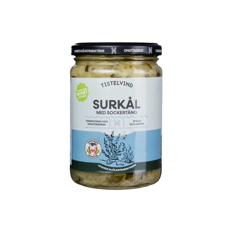 Surkål Med Sockertång, 360 g Eko