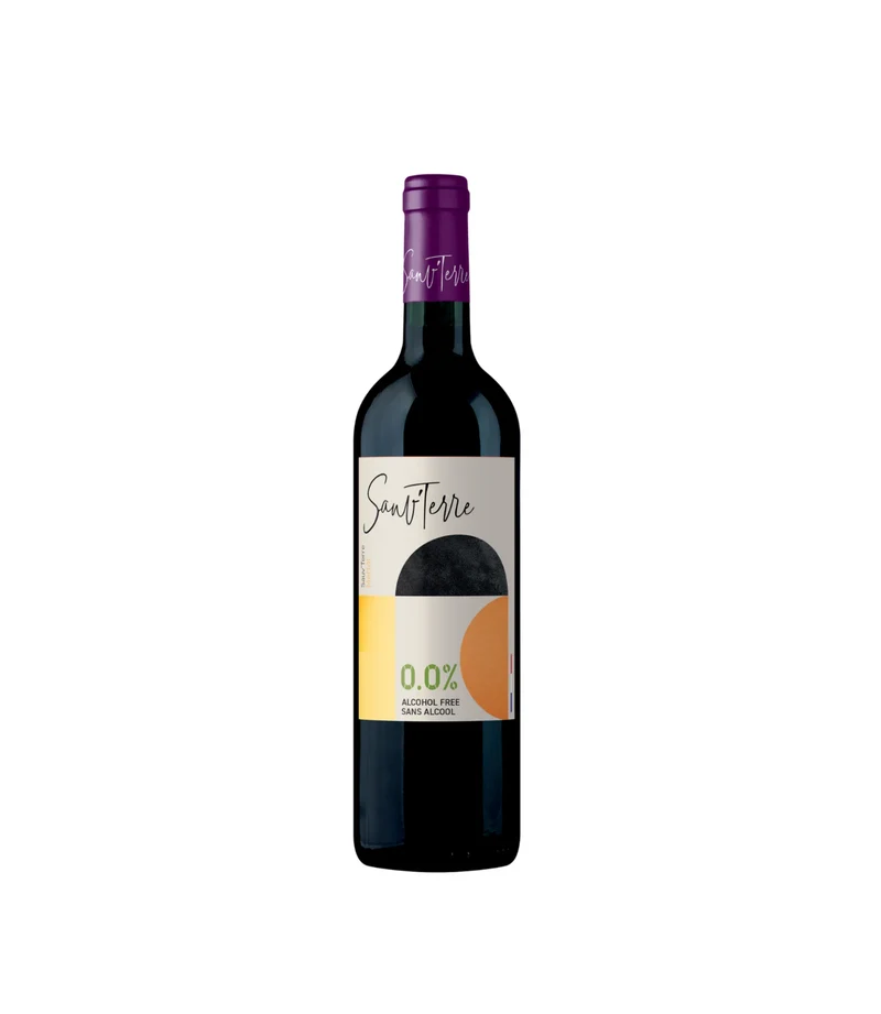 Vin rouge Sauv'Terre sans alcool 0,0%